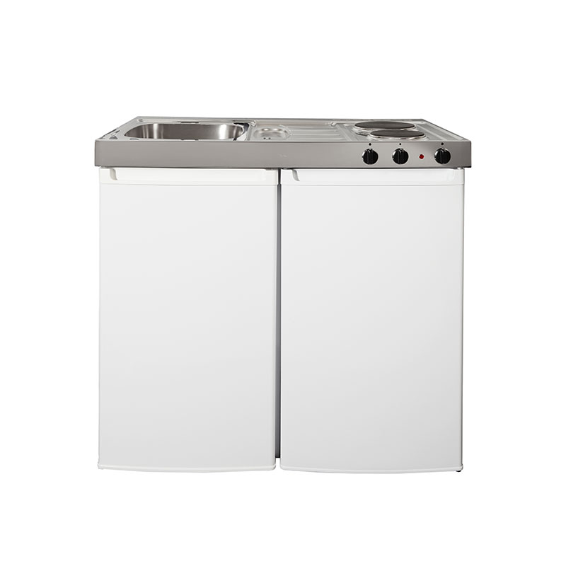 Minikök Intra CK1002T-INTRA – 60x100x90cm vit vask till vänster
