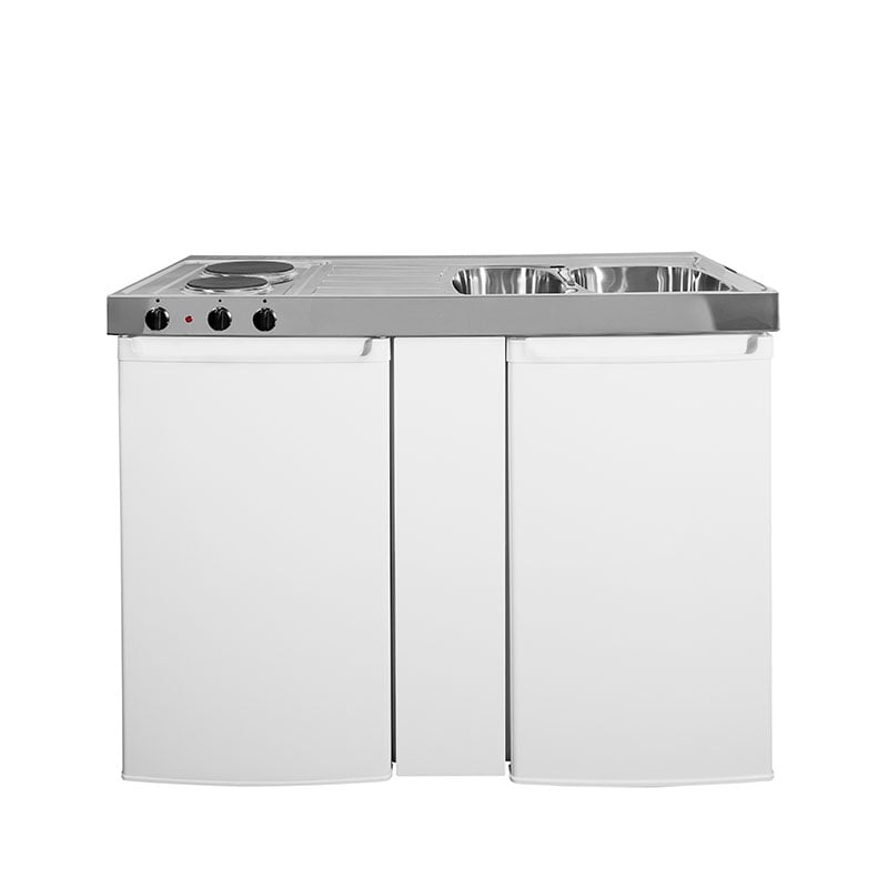 Minikök Intra CK1201T-INTRA – 60x120x90cm vit vask till höger
