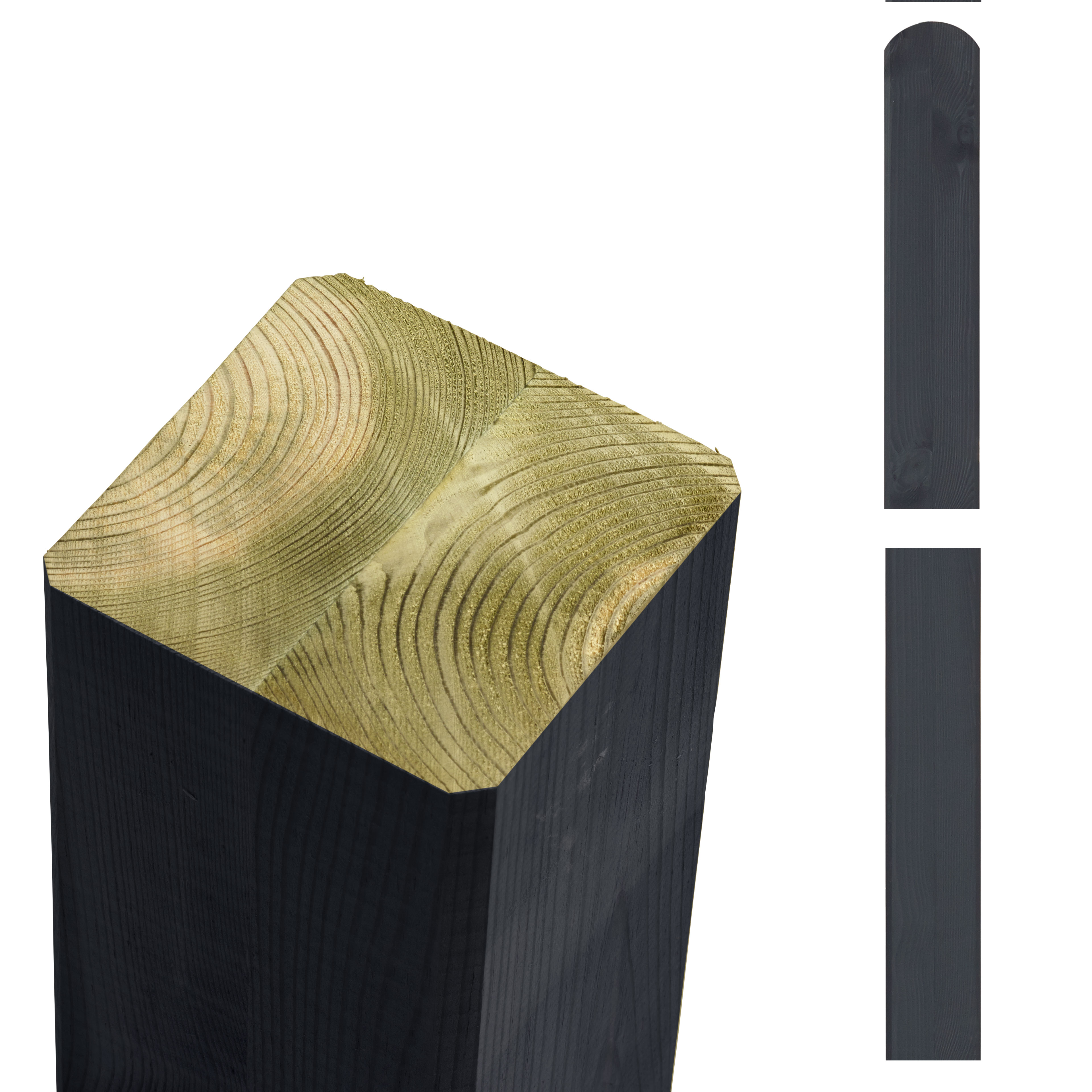 Stolpe Limmad PLUS 298cm – 9x9x298 cm antracit