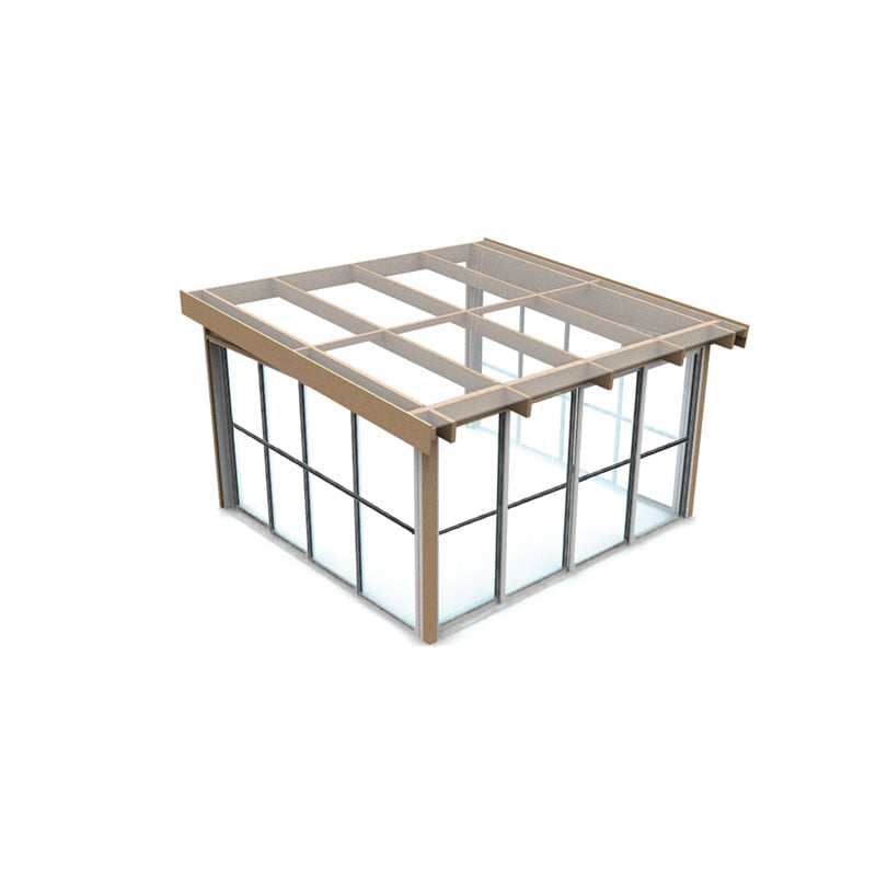 Komplett Uterum 13,7 m2 Classic – Sommar | Härdat glas | Classic