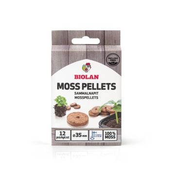 Mosspellets 12st 4-pack Biolan