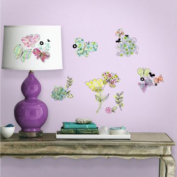 Väggdekor Pastel Floral RoomMates