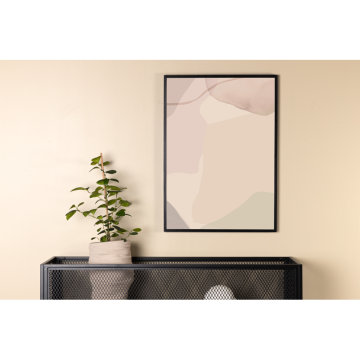 Poster Abstract Cream Venture Home