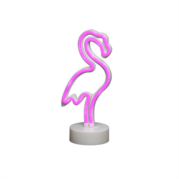 Stående Ljusdekoration Inne Flamingo med ljusslang LED Gnosjö Konstsmide