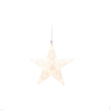 Julstjärna Utomhus Stjärna akryl 40cm 40 LED Gnosjö Konstsmide