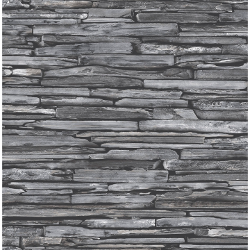Tapet Non Woven Trilogy Stacked Slate Fine Décor
