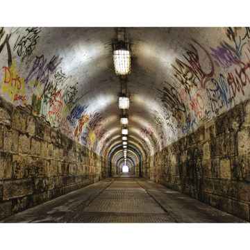 Tapet Grunge Digital 2,50x3,18m Tunnel Galerie