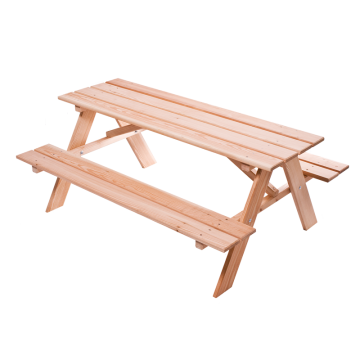 Picknickbord 116 cm Lärkträ för barn NORDIC PLAY Active