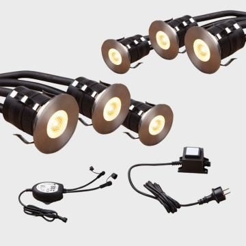 Belysning Däckspaket Smart Light 6 x Däcksbelysning Transformator Kontroll Heissner