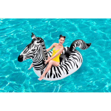 Badleksak Zebra med Belysning Planet Pool